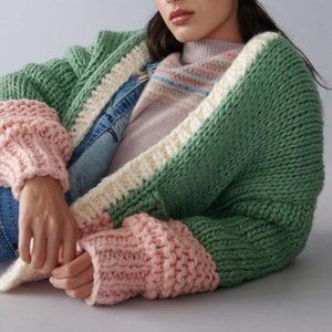 Anthropologie Knit Oversized Sweater